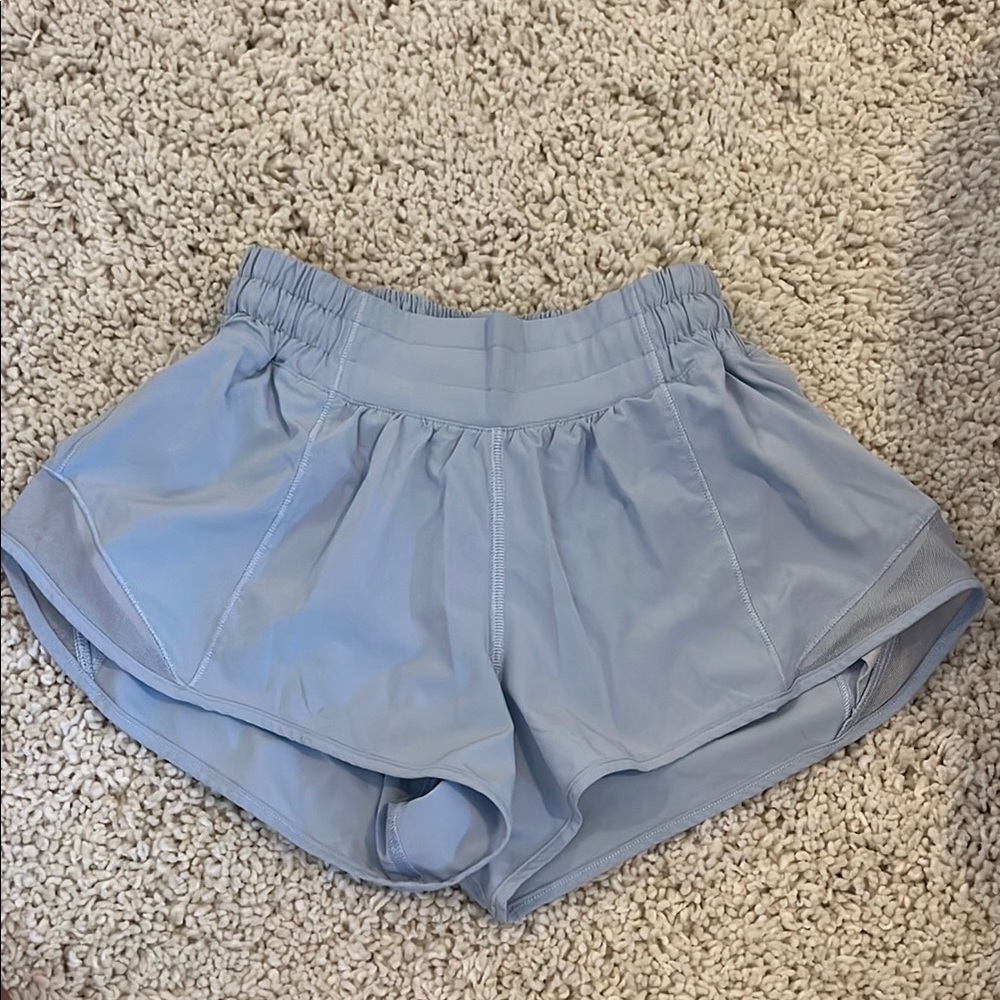 Lululemon Athletica Blue Athletic Shorts Lightweight Moisture-Wicking
